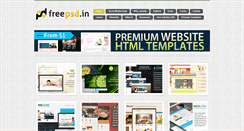 Desktop Screenshot of freepsd.in